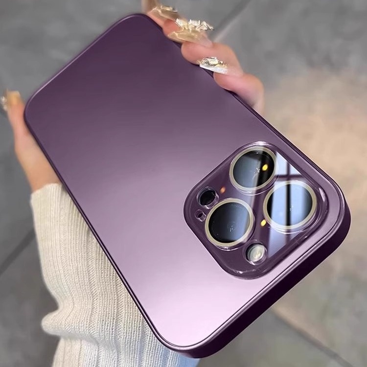 Suitable For IPhone 16 Pro Max Phone Case New AG Matte 14 With Lens Protector Anti-drop Protective Cover_voghion.com