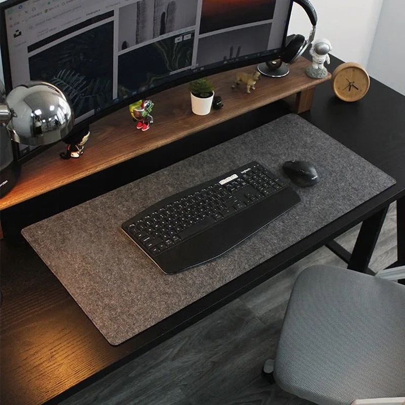 Cross-border Felt Mouse Extra Large Thickened Office Non-slip Desktop Writing Pad Computer Keyboard Gaming Desk Mat_voghion.com