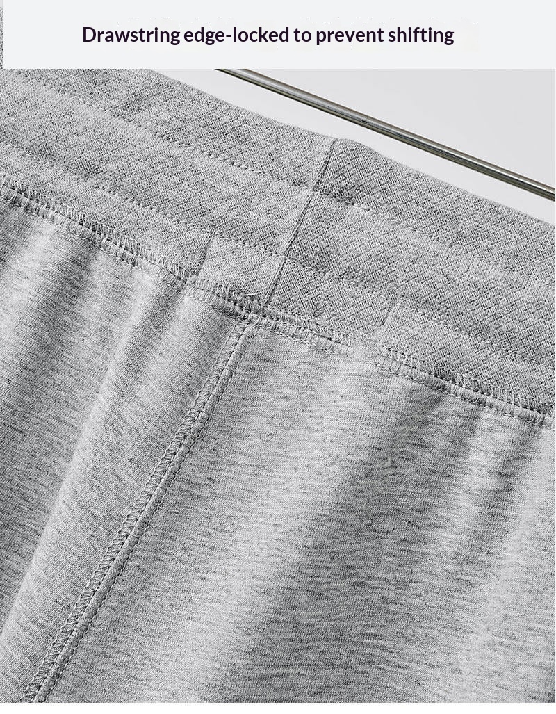 Dames jogger broek met hoge taille van wit katoen voor casual_voghion.com