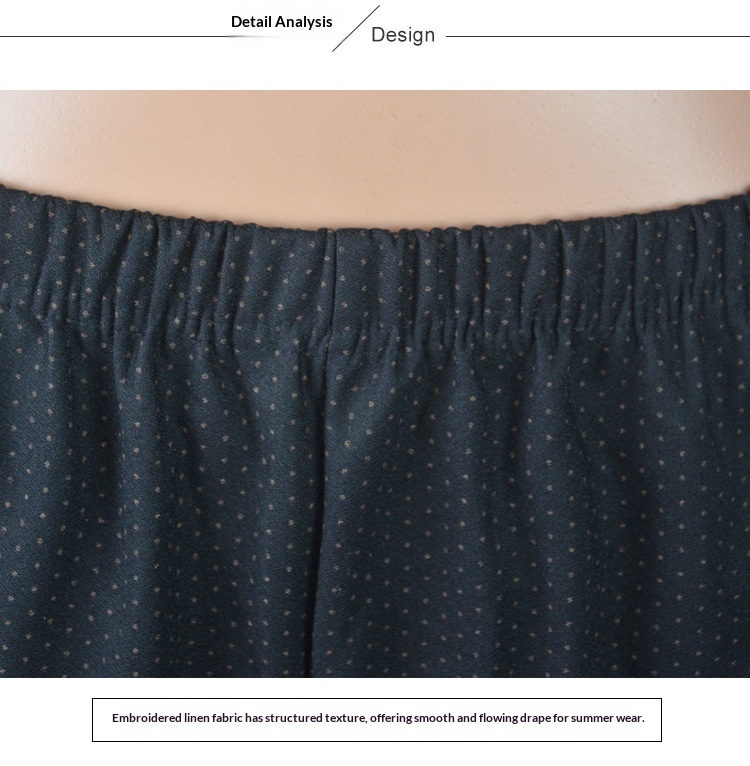 Dames capri broek met elastische taille voor oudere dames_voghion.com