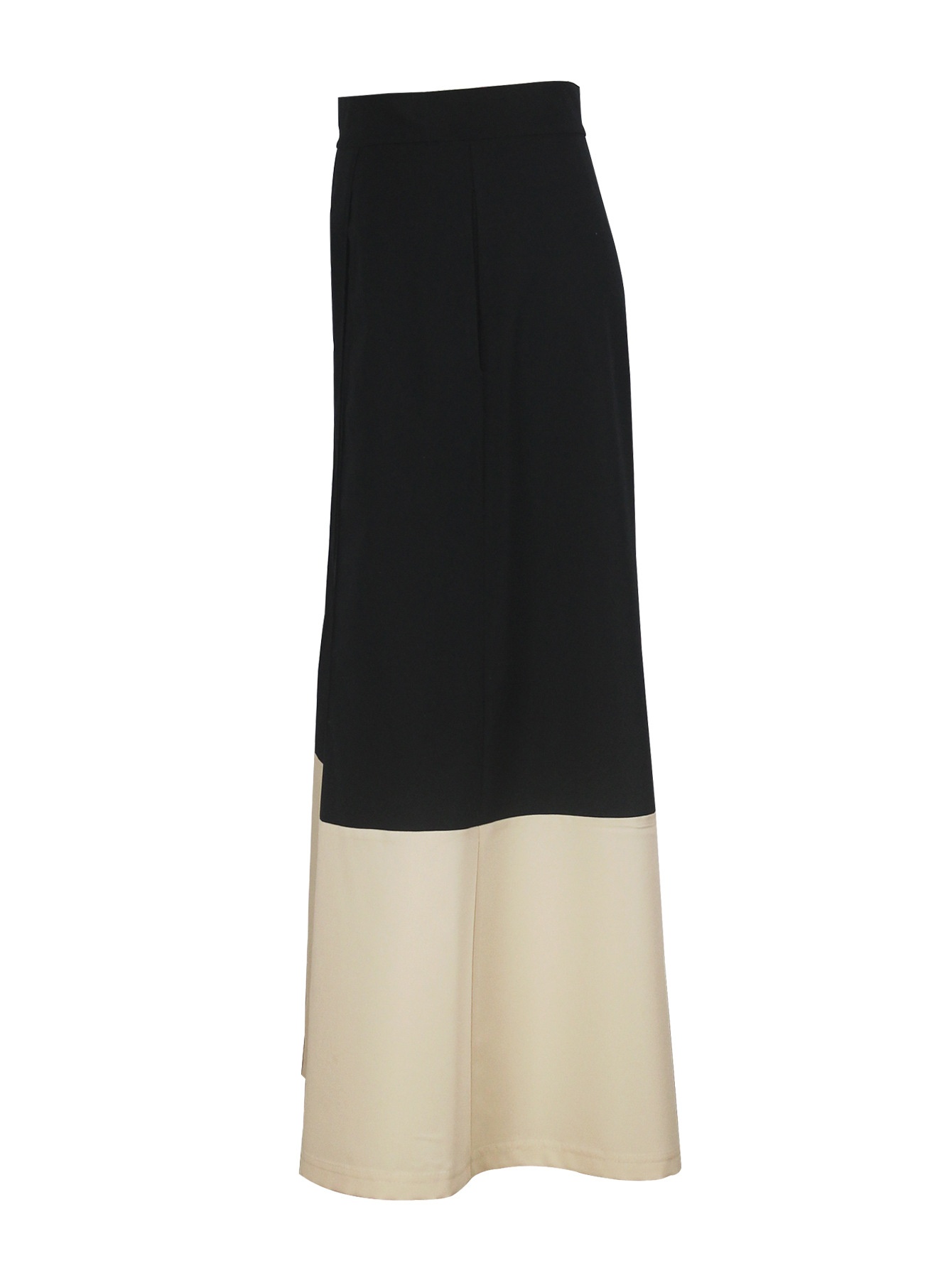 Women's High-waisted Loose Casual Patchwork Long Capris Pants_voghion.com