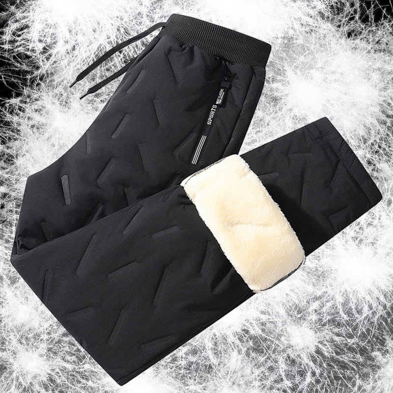Women's Fleece-lined Winter Ski Pants Waterproof Windproof Warm_voghion.com