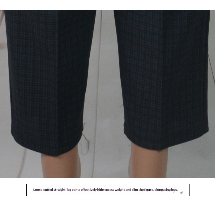 Dames capri broek met elastische taille voor oudere dames_voghion.com