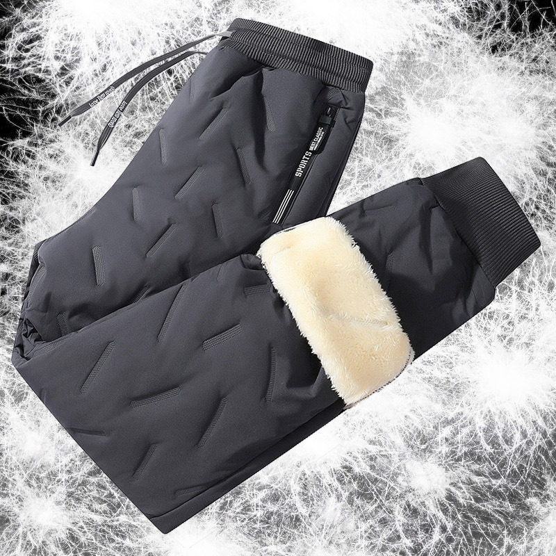 Women's Fleece-lined Winter Ski Pants Waterproof Windproof Warm_voghion.com