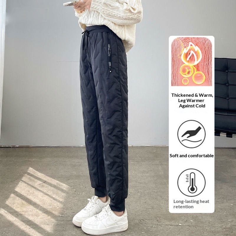 Women's Fleece-lined Winter Ski Pants Waterproof Windproof Warm_voghion.com