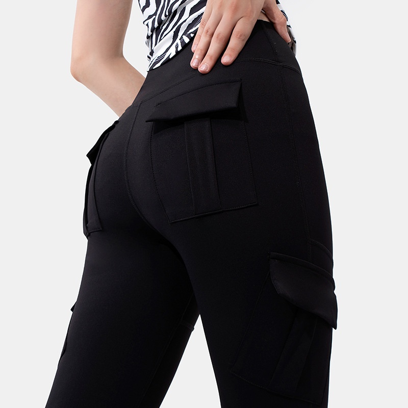 Women's Flared Pants High Waisted Butt Lifting Workwear Trousers_voghion.com