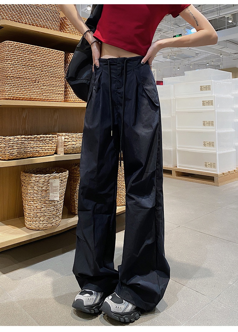 Women's Quick-dry Work Pants Slimming High-waisted Casual Trousers_voghion.com