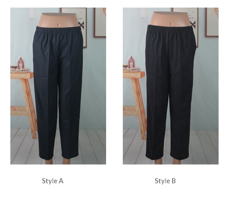 Dames capri broek met elastische taille voor oudere dames_voghion.com