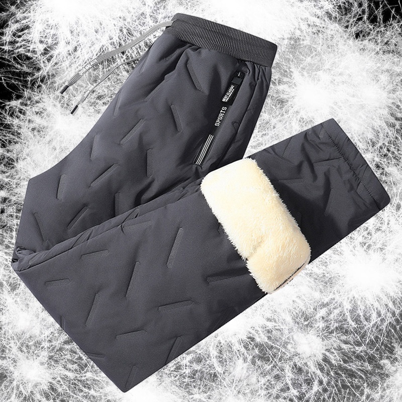 Women's Fleece-lined Winter Ski Pants Waterproof Windproof Warm_voghion.com
