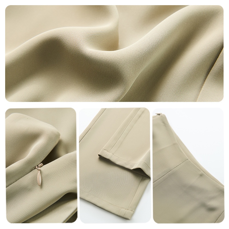 2025 Spring/Summer New Flared For Women, Ice Silk Draped High-Waist Trousers, Casual Versatile Petite Straight Pants_voghion.com