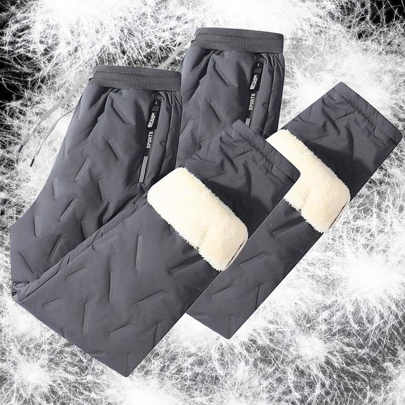 Women's Fleece-lined Winter Ski Pants Waterproof Windproof Warm_voghion.com