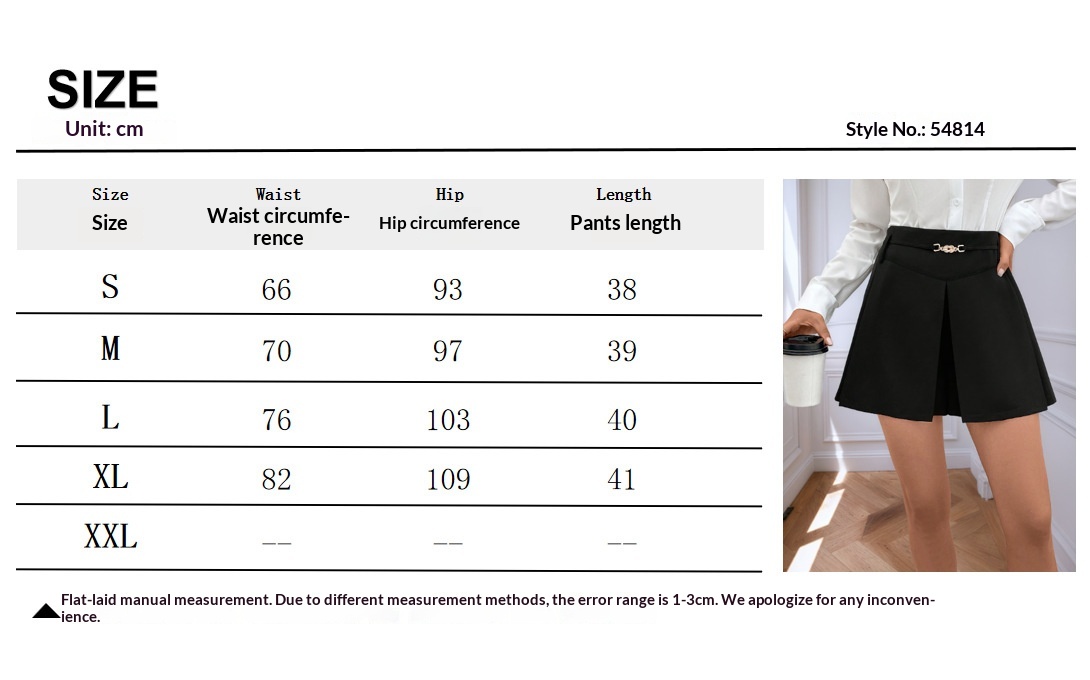 Elegant Women's Shorts For Professional Office Attire Solid Colour_voghion.com