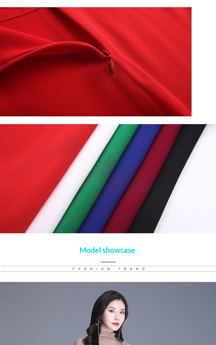 Damen Weithosen Aus Chiffon Mit Hohem Bund Und Schlitz Elegant_voghion.com