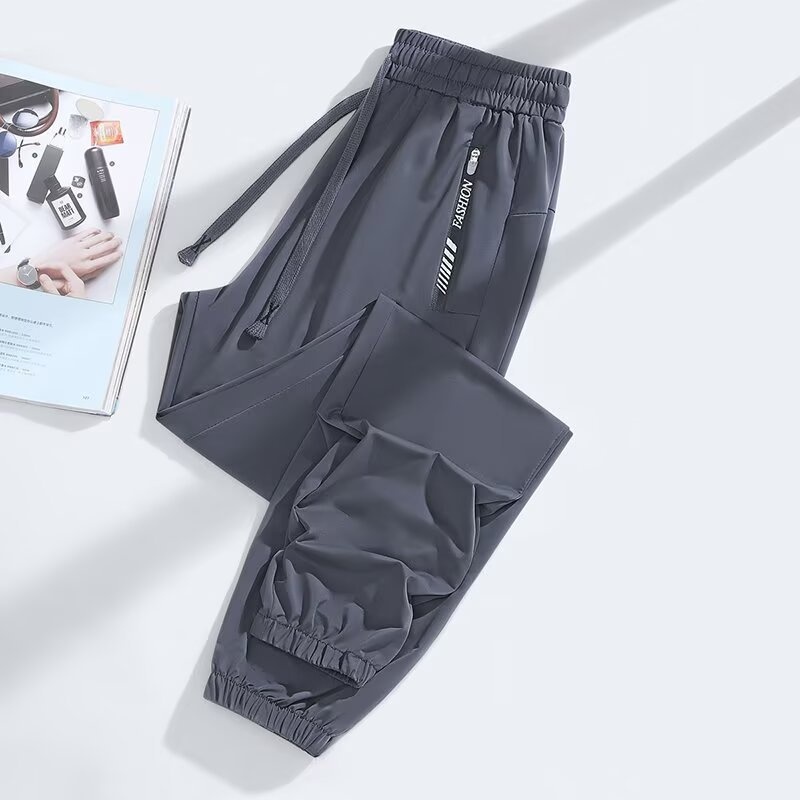 Dames casual broek van ijszijde met zakken en ritsen_voghion.com