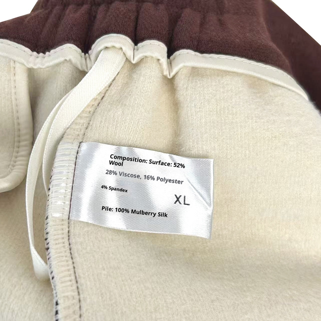 Pantalones de mujer en seda de morera cepillada rectos_voghion.com
