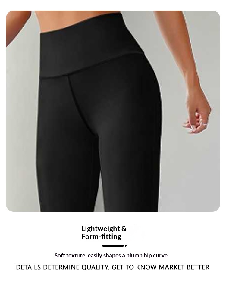 Dammbyxor för yoga med hög midja och breda ben och slimming_voghion.com