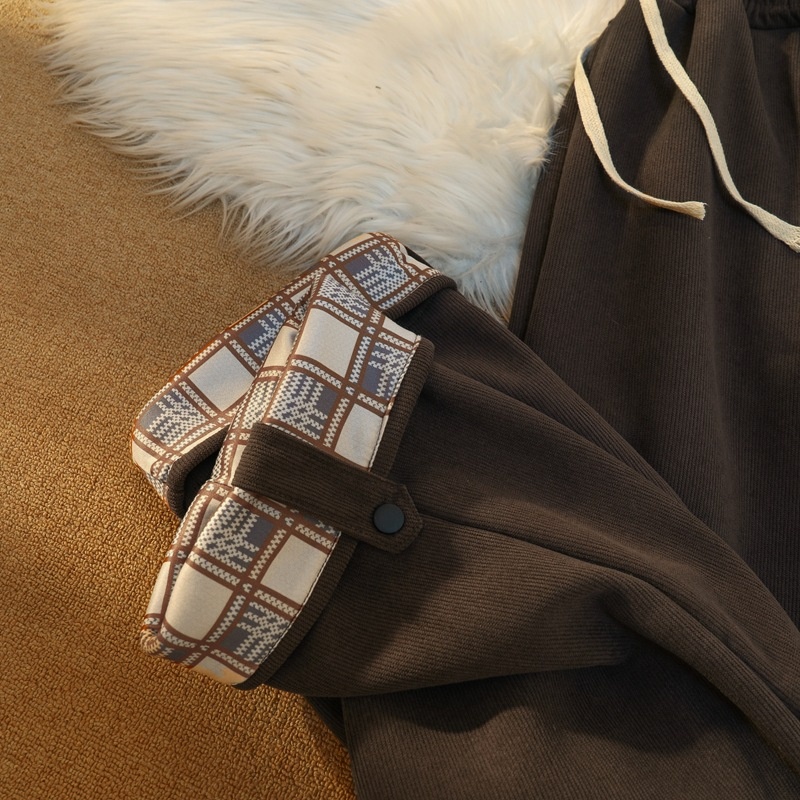 Damen Gerade Geschnittene Thermohose Weit Und Figurschmeichelnd_voghion.com