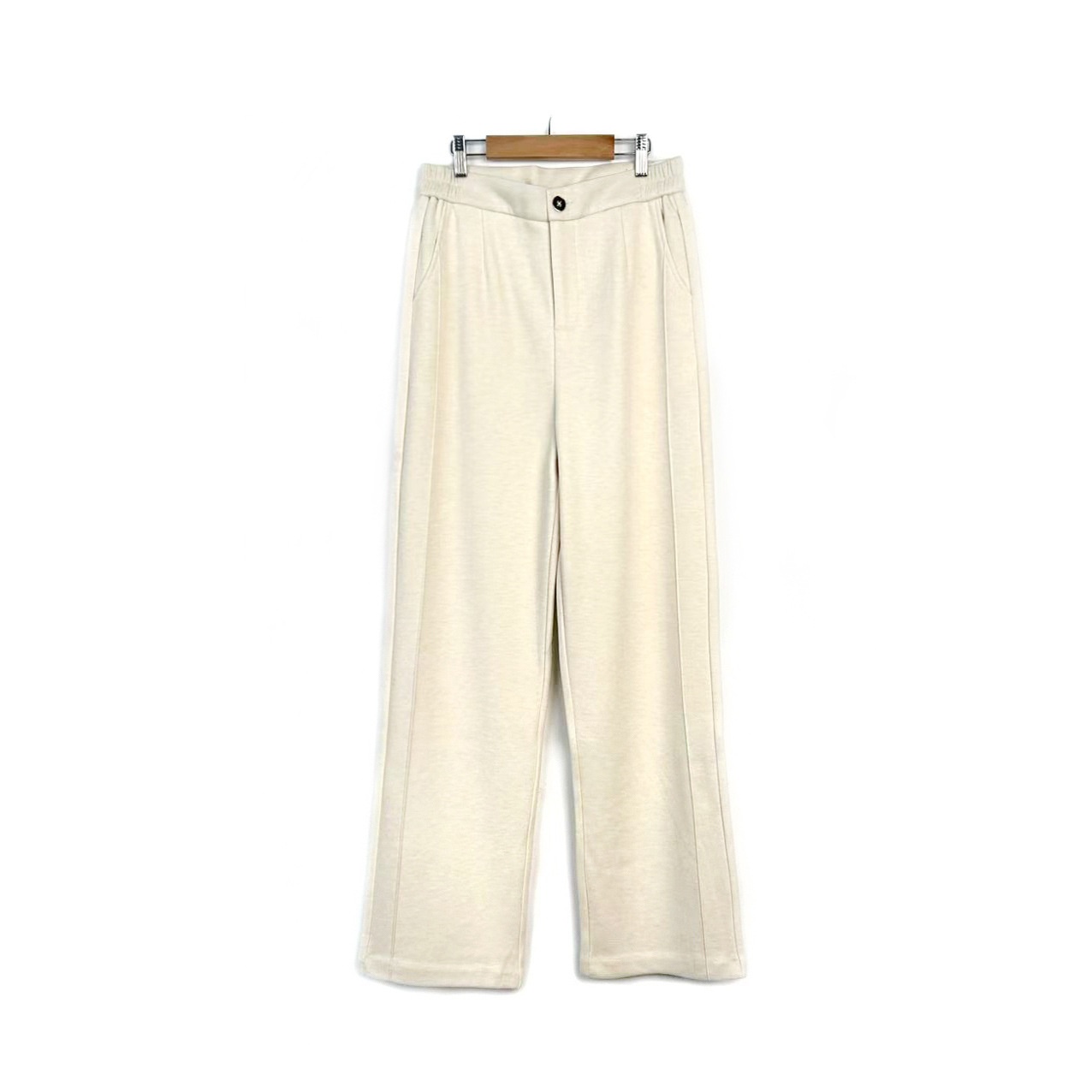 Pantalones de mujer en seda de morera cepillada rectos_voghion.com