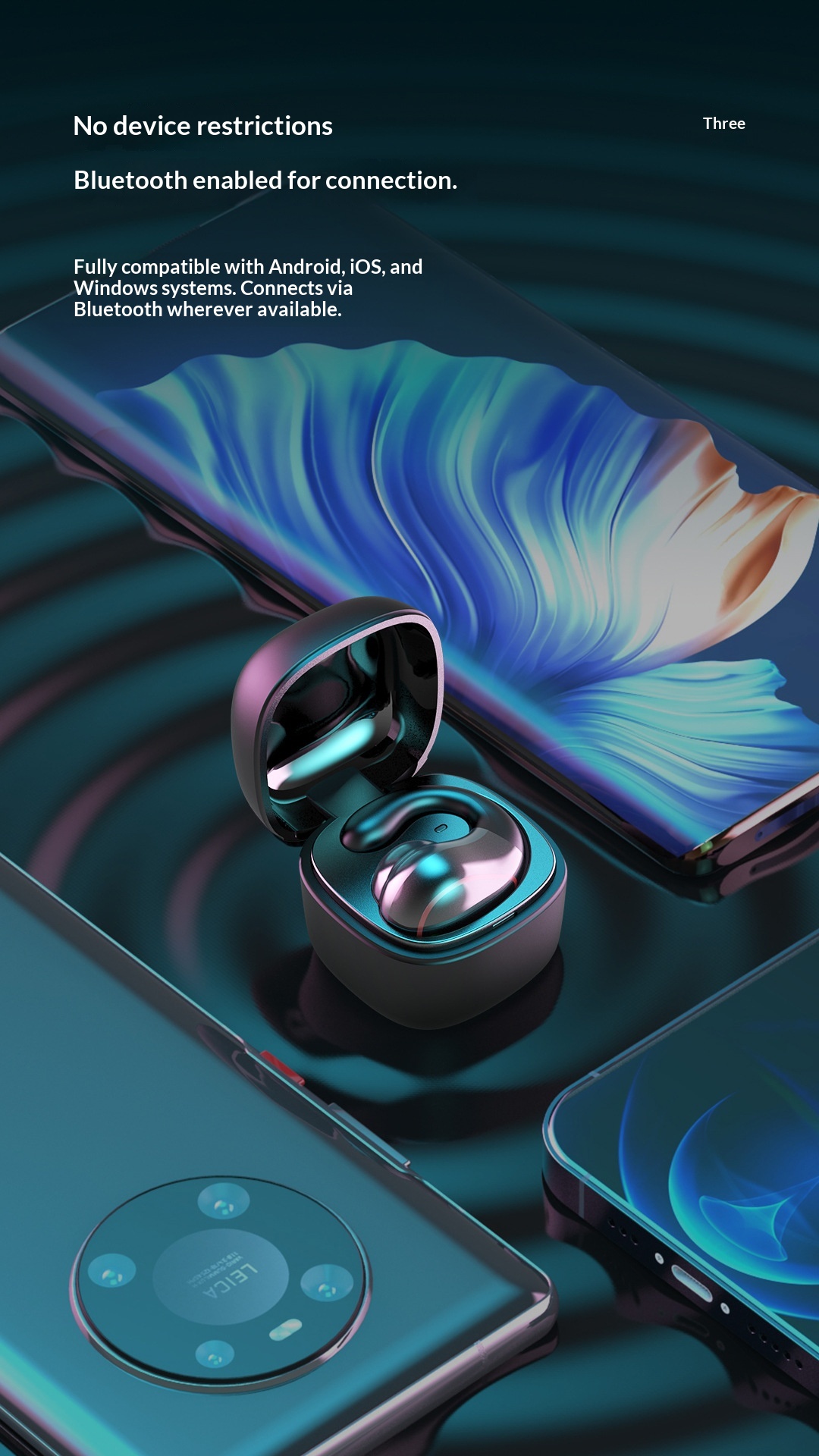 Wireless Single Earbud Bluetooth Headset For Business And Sport_voghion.com