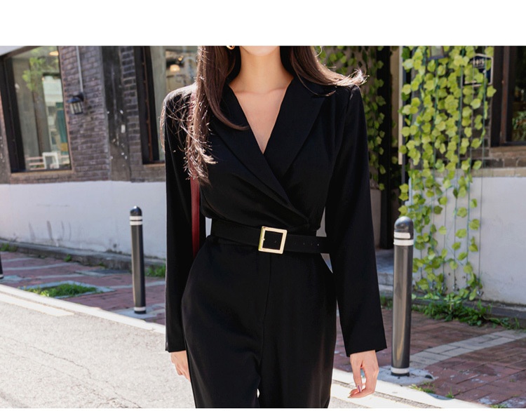 Jumpsuit donna elegante a gamba larga con vita stretta_voghion.com