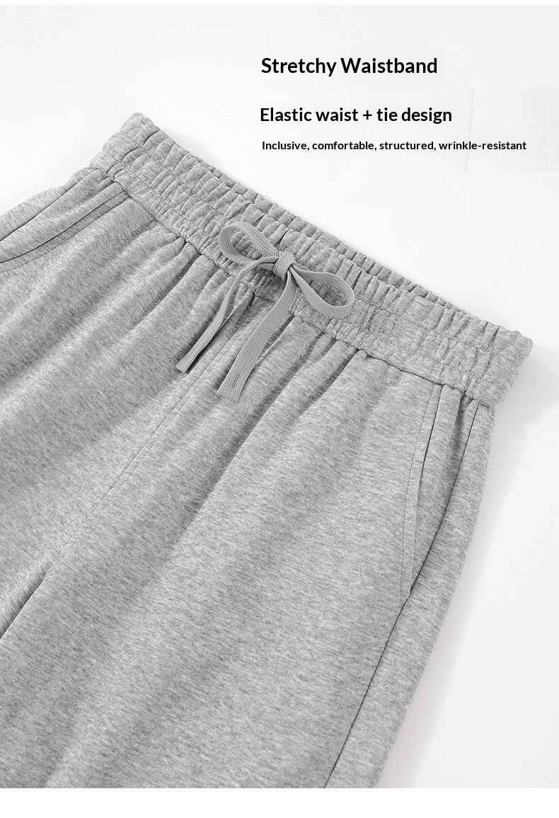 Dames wijde broek met hoge taille casual voor herfst en winter_voghion.com