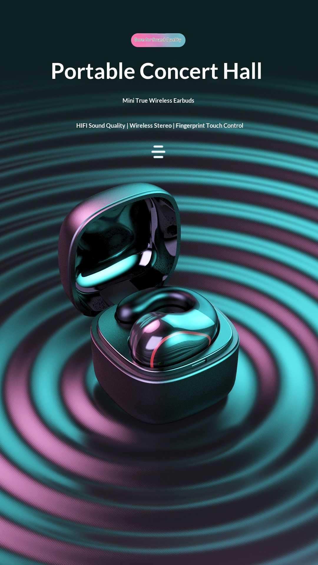 Wireless Single Earbud Bluetooth Headset For Business And Sport_voghion.com