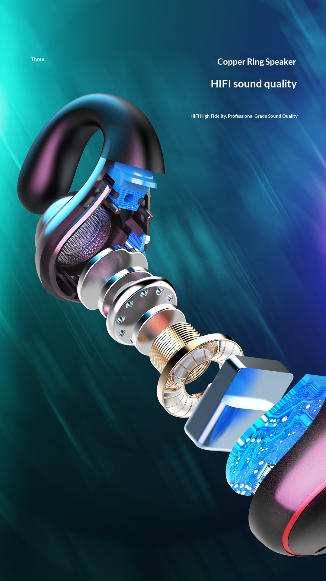 Wireless Single Earbud Bluetooth Headset For Business And Sport_voghion.com