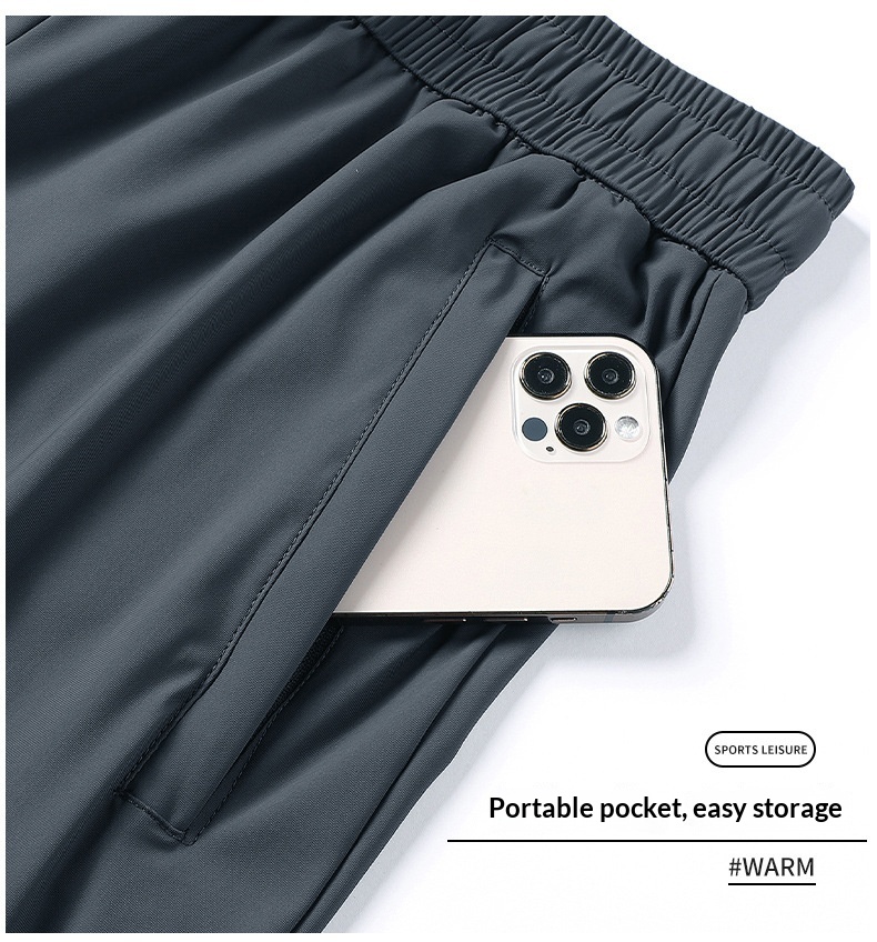 Women's Ice Silk Pants Waterproof Stain Resistant Couple Style_voghion.com