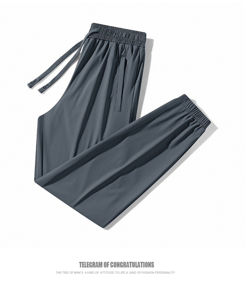 Women's Ice Silk Pants Waterproof Stain Resistant Couple Style_voghion.com