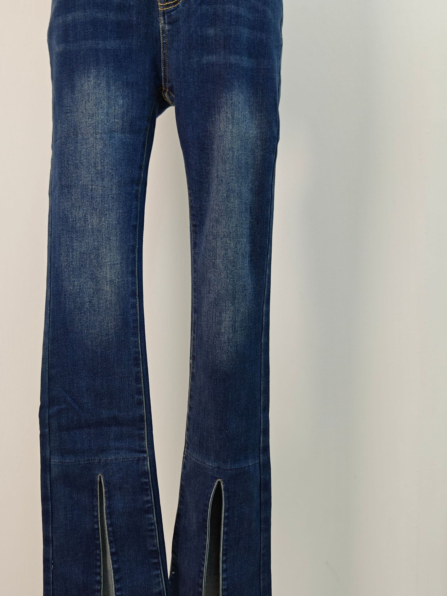 Women's Jeans High Waisted Micro Flared Elegant Summer Denim Pants_voghion.com