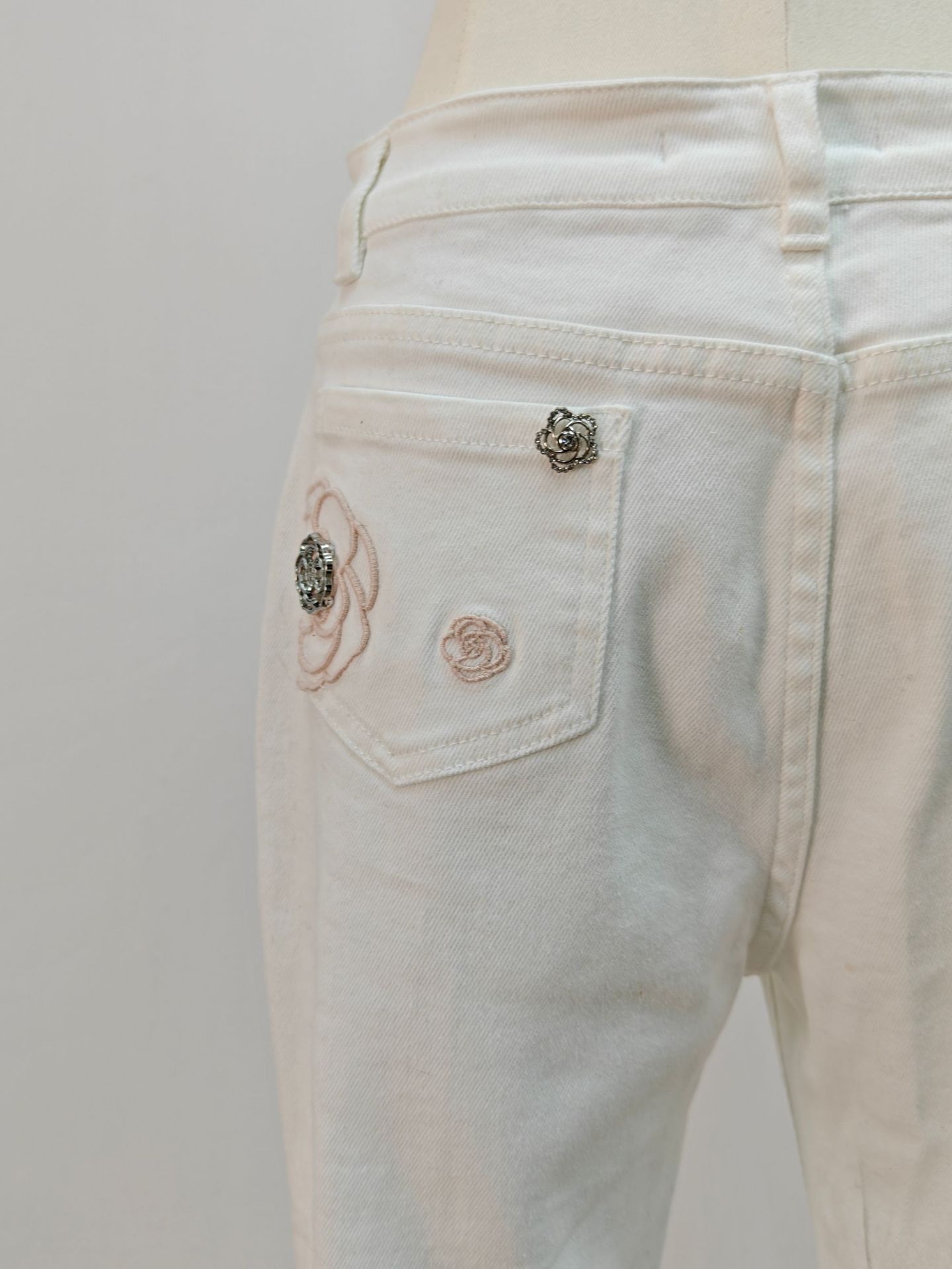 Women's Jeans High Waisted Micro Flared Elegant Summer Denim Pants_voghion.com