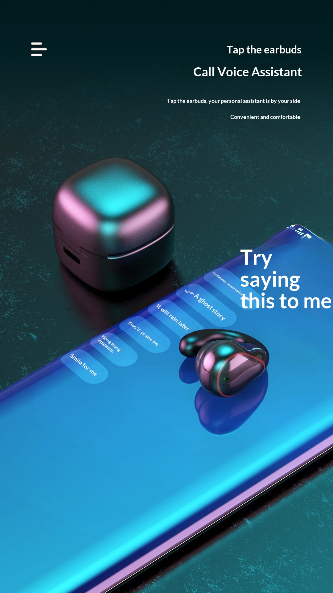 Wireless Single Earbud Bluetooth Headset For Business And Sport_voghion.com