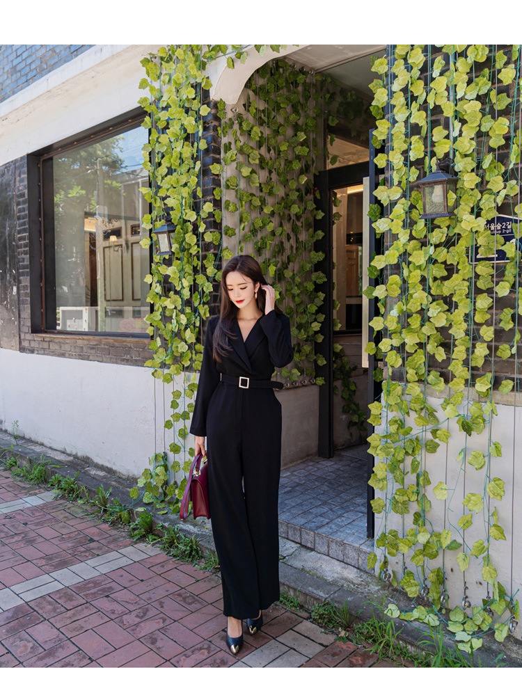 Jumpsuit donna elegante a gamba larga con vita stretta_voghion.com