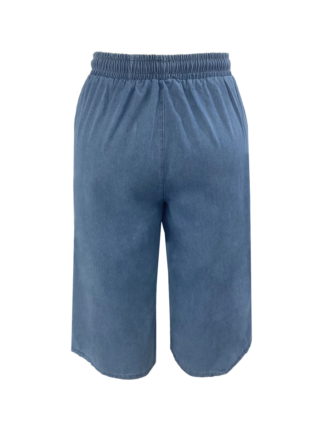 Capri mujer vaqueros tencel corte holgado estilo verano_voghion.com