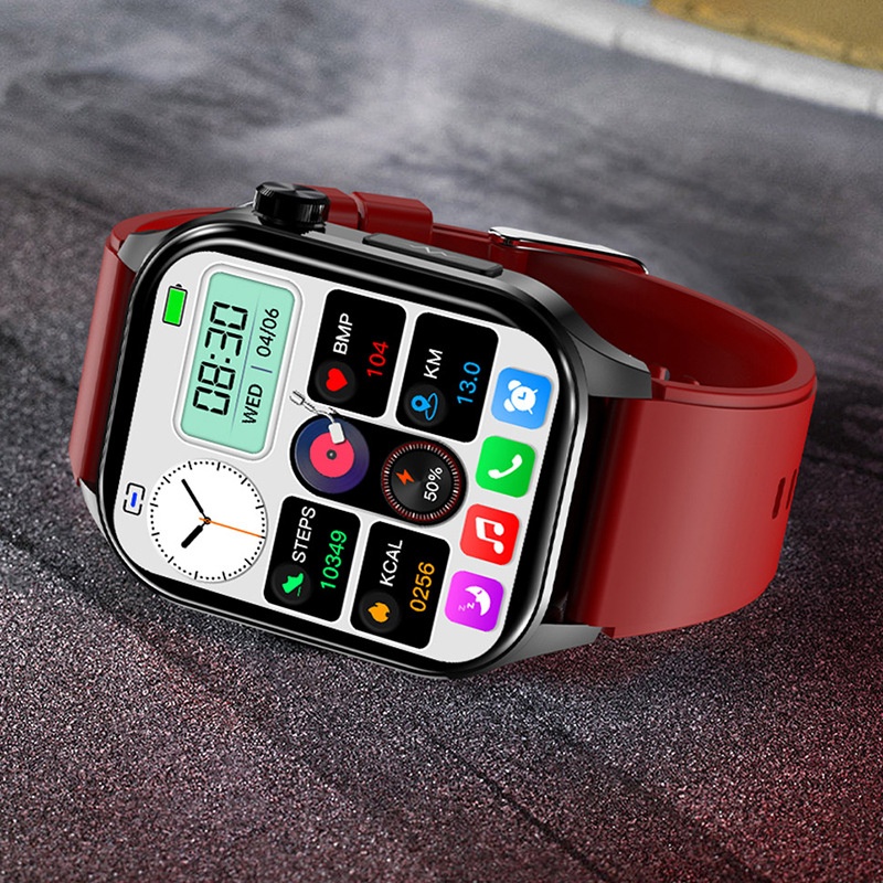 Grenzüberschreitende ET580 Smartwatch mit Bluetooth-Anrufen, Minispielen, Herzfrequenz- und Schlafüberwachung, Sportuhr_voghion.com