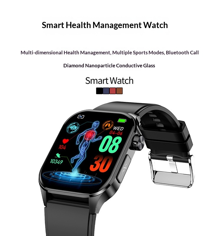 Smartwatch Et580 Mit Bluetooth-anruffunktion Und Gesundheitsmessung_voghion.com