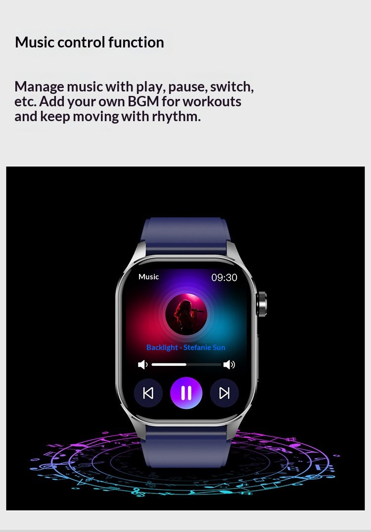 Smartwatch Et580 Mit Bluetooth-anruffunktion Und Gesundheitsmessung_voghion.com