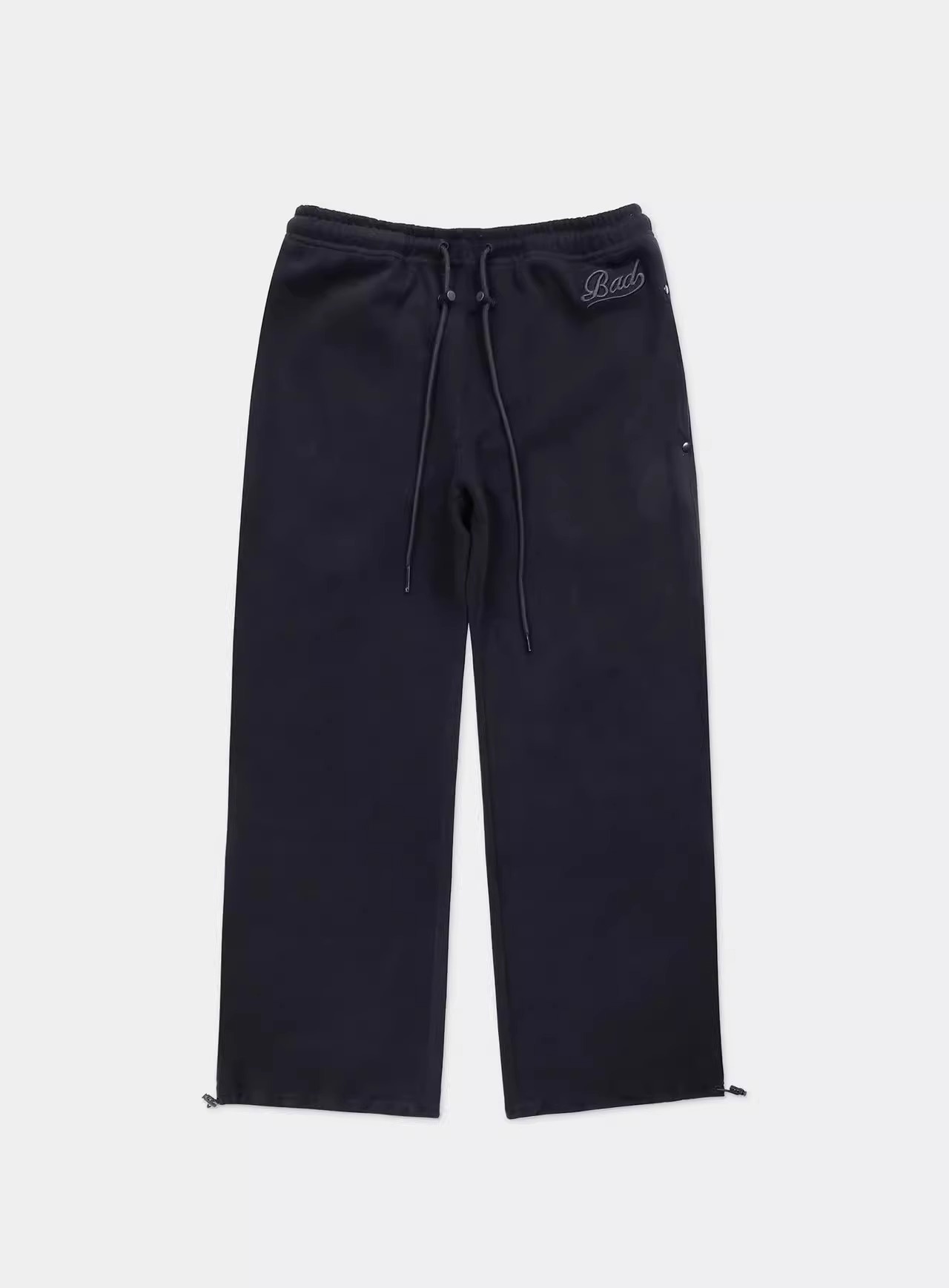 Women's Sweatpants American Retro Embroidery Soft Drapey Fit_voghion.com