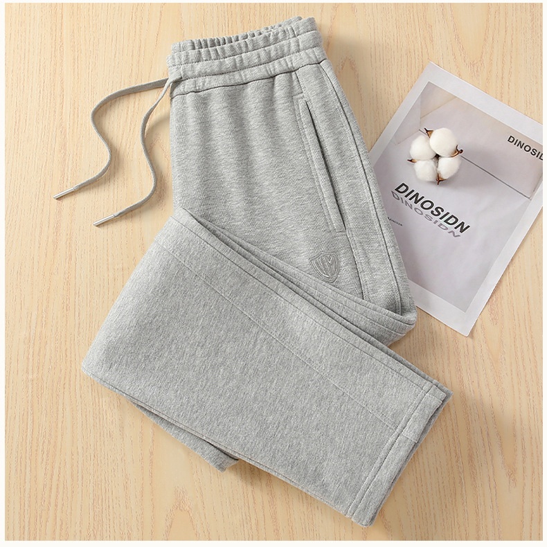 Damen Sweatpants Mit Geradem Bein Aus Baumwolle In Lila_voghion.com