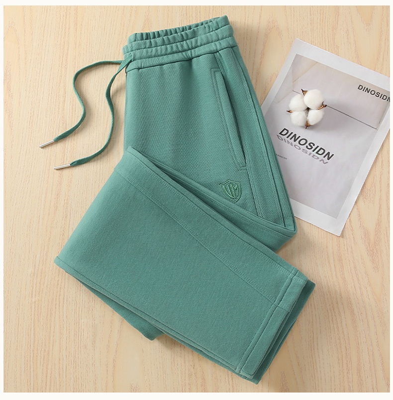Damen Sweatpants Mit Geradem Bein Aus Baumwolle In Lila_voghion.com