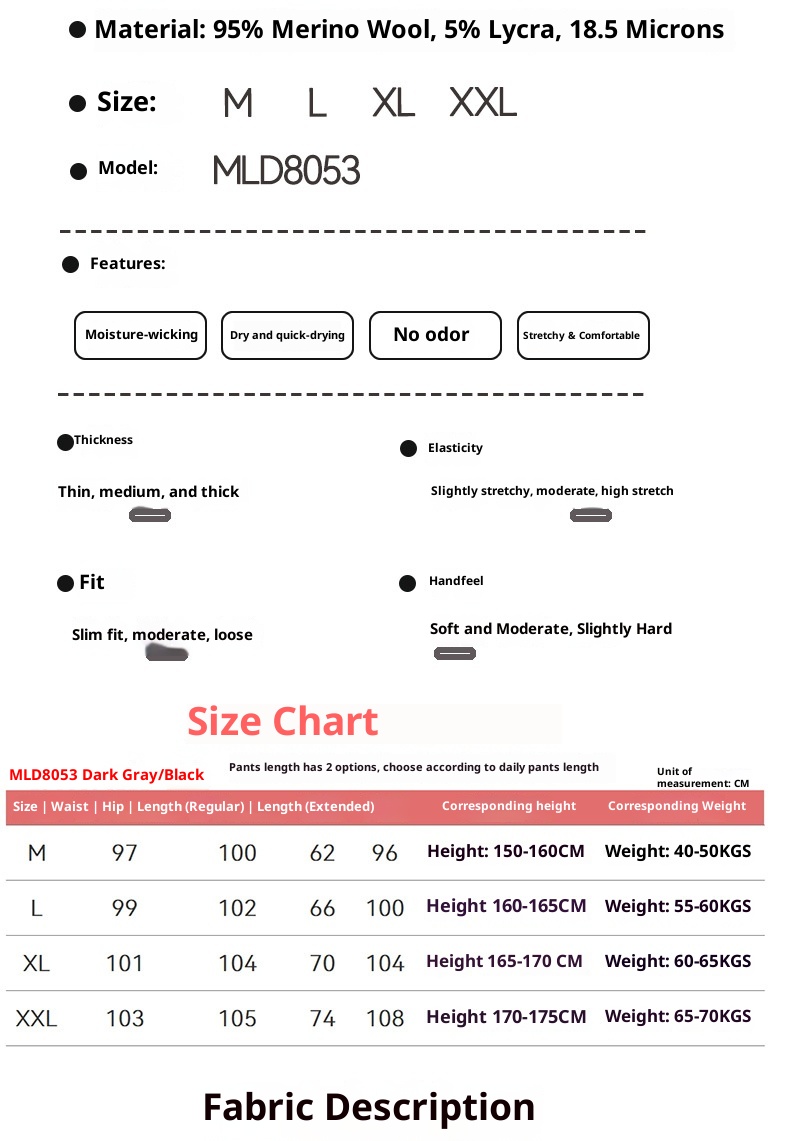 Women's Wide Leg Breathable Merino Wool Flared Pants Summer_voghion.com