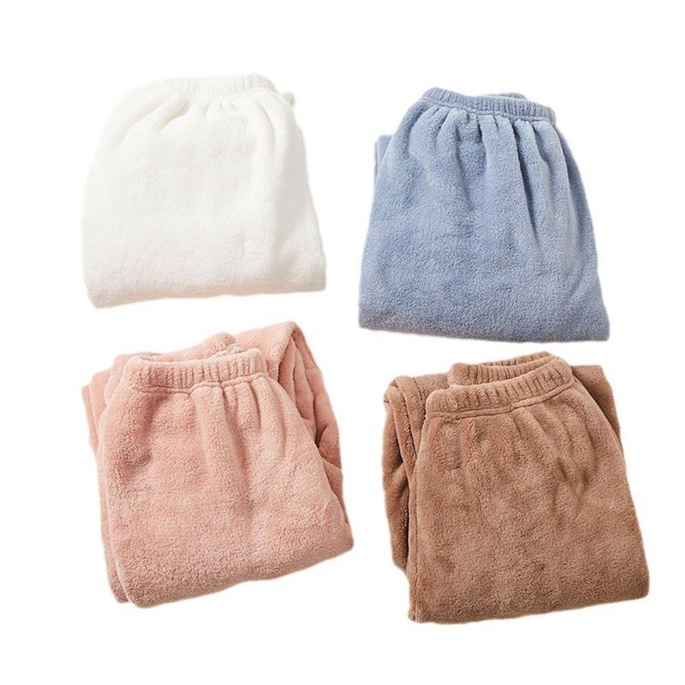 Internetberoemdheid Fairy Warme Sportkleding voor Dames Winter Thermische Koraalfleece Casual Losse Slaapbroek Thuis Studenten Luie Broek_voghion.com