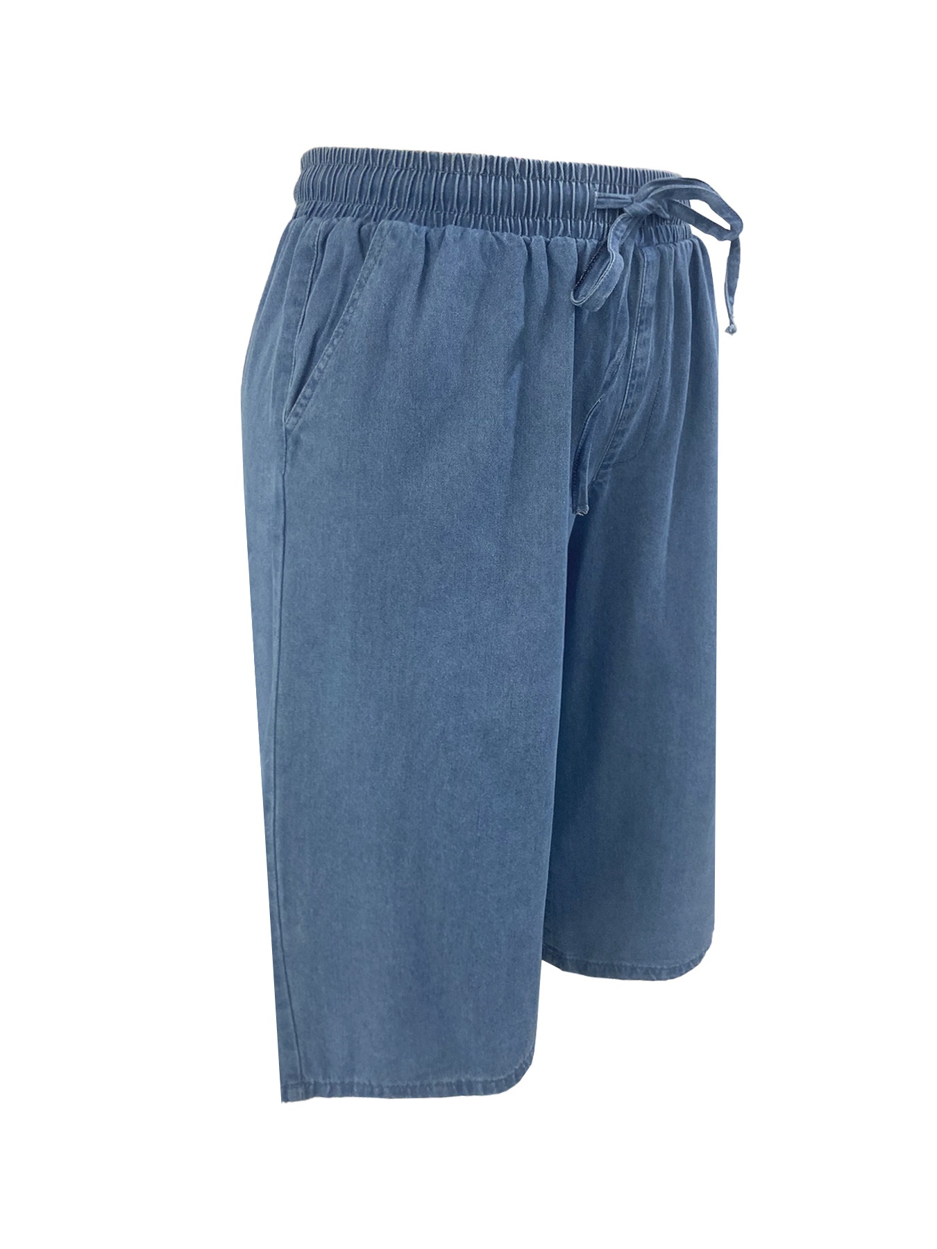Capri mujer vaqueros tencel corte holgado estilo verano_voghion.com