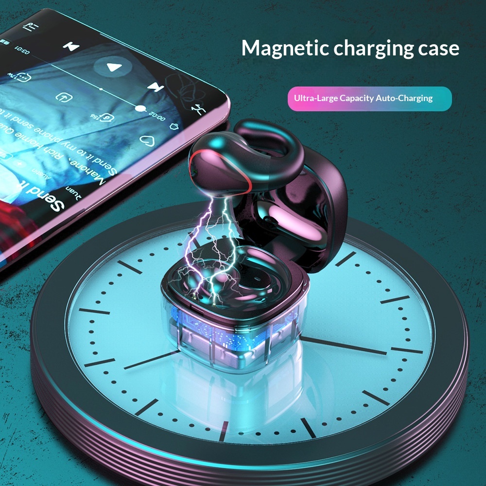 T25 Non-In-Ear Bluetooth Single Ear Wireless Mini Driving Business Sports Earphones_voghion.com