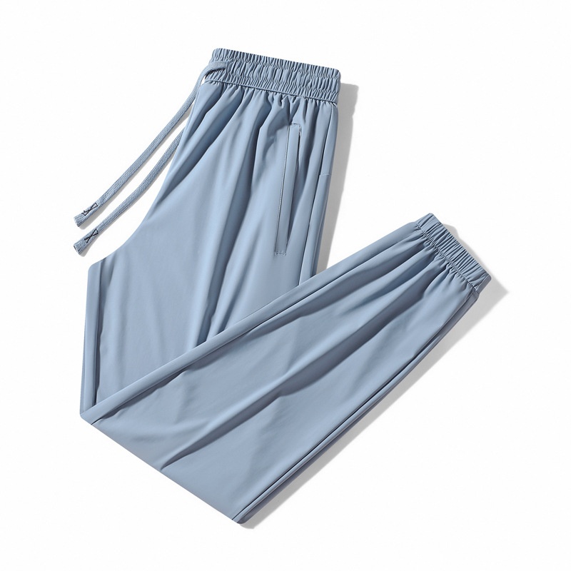 Three-proof Oil-proof, Waterproof, And Stain-resistant With Test Report, Ice Silk Long Pants, Couple's Style,_voghion.com