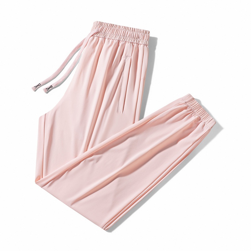 Three-proof Oil-proof, Waterproof, And Stain-resistant With Test Report, Ice Silk Long Pants, Couple's Style,_voghion.com