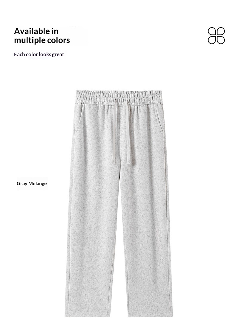 Dames wijde broek met hoge taille casual voor herfst en winter_voghion.com