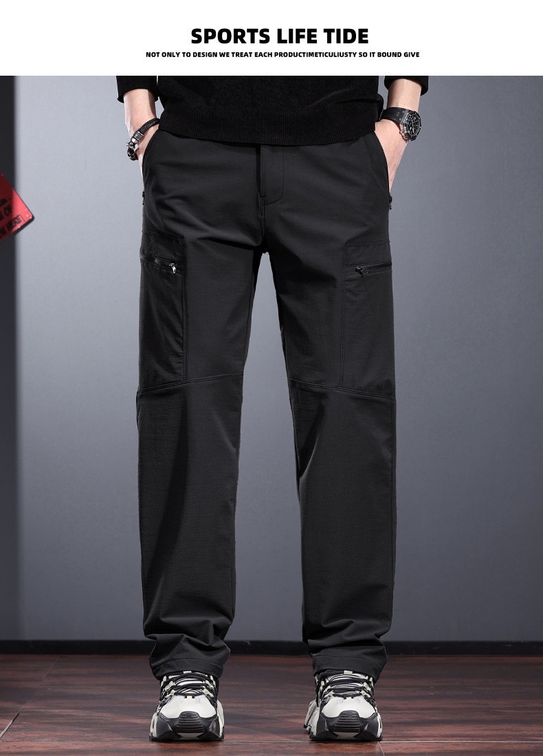Pantaloni cargo uomo impermeabili per trekking e montagna_voghion.com