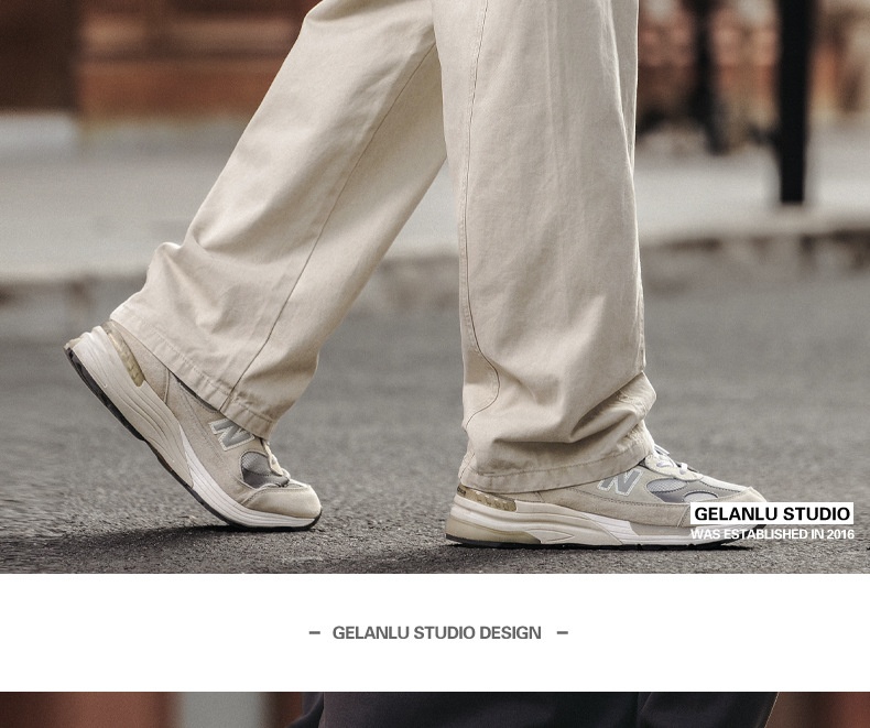 Herren Freizeithose Im Amerikanischen Retro-stil Weites Bein_voghion.com