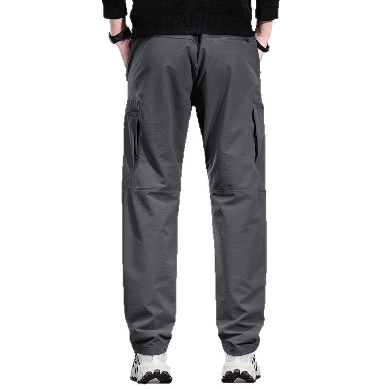 Pantaloni casual impermeabili ed elasticizzati, modello a gamba dritta, ideali per escursionismo, alpinismo e attività all'aperto, collezione primavera 2026, per uomo._voghion.com